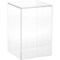 Plymor Clear Acrylic Display Case with No Base, 4" W x 4" D x 6" H